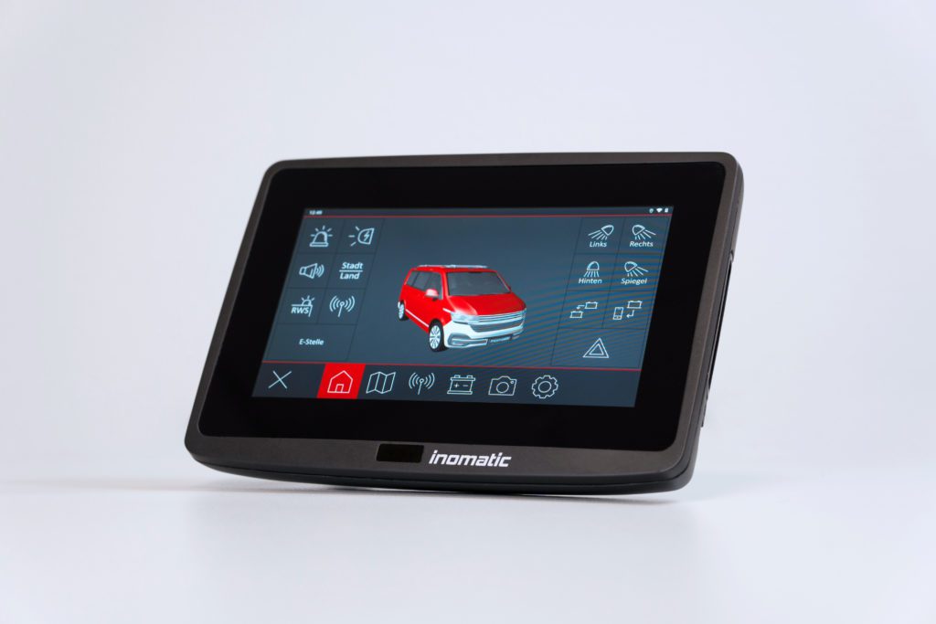 Displays, Mangora X7, inomatic, Touch display, bedienteil, can bus
